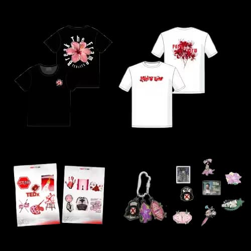 T-shirt, Keychain Anakan, Sticker Pack